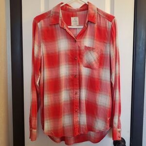 American Eagle Outfitters - Womens Vintage Boyfriend Longsleeve shirt -SZ M